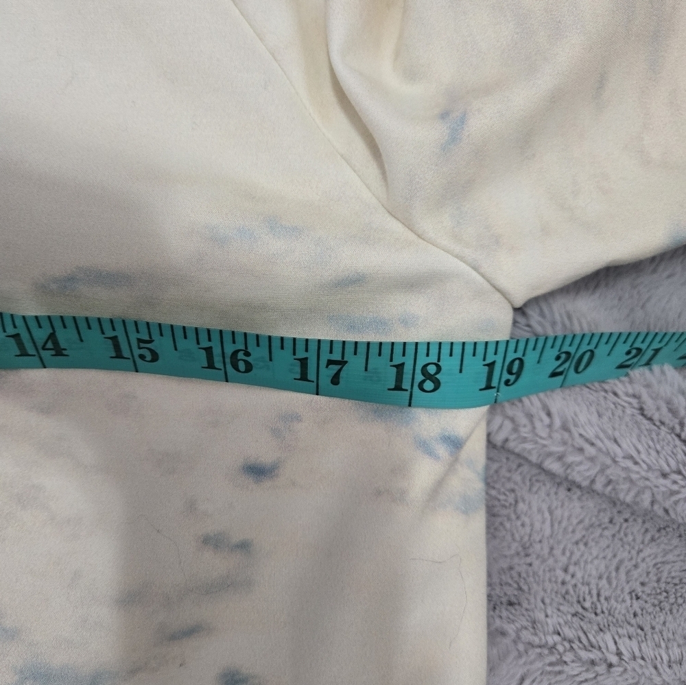 LORD + TAYLOR 424 Fifth Artistic Beach Palm Scene Coat. Size 4 - Picture 9 of 10